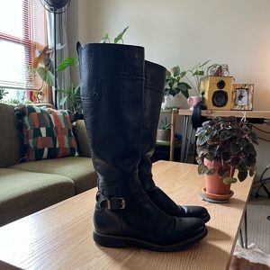 Black Leather Boots